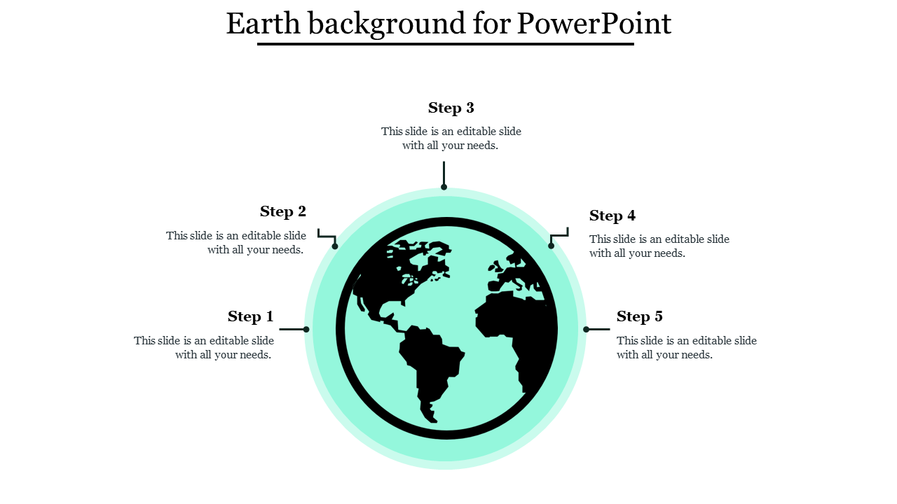 Earth background for PowerPoint